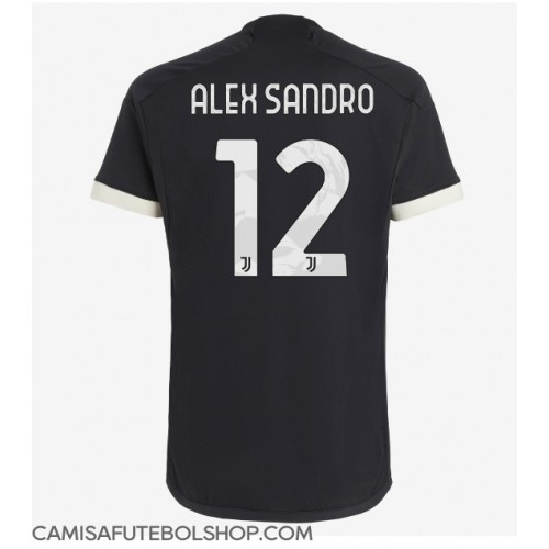Camisa de time de futebol Juventus Alex Sandro #12 Replicas 3º Equipamento 2023-24 Manga Curta